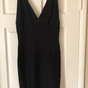 Herve Leger Black Cocktail Dress